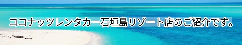 ココナッツレンタカー石垣島リゾート店