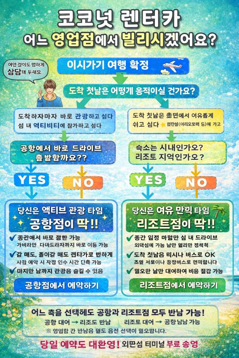 오키나와현 이시가키섬 렌터카